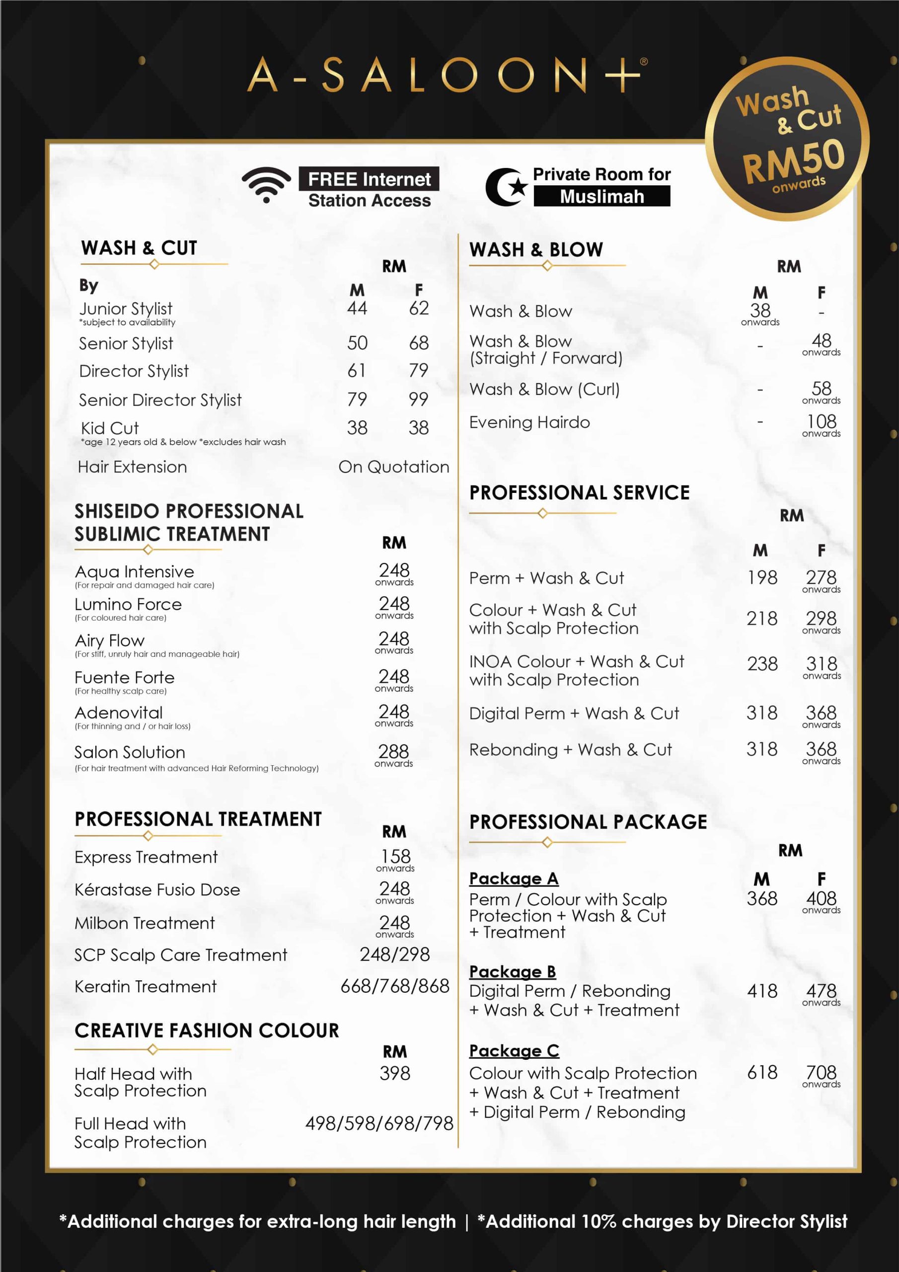 A‑Saloon: Salon Kecantikan Moden dengan Perkhidmatan Gaya Rambut & Rawatan Kulit di Malaysia