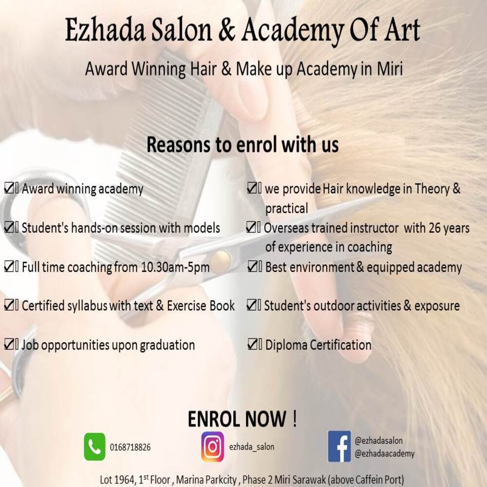 Salon Ezhada & Akademi Seni – Kecantikan, Riasan, dan Latihan Profesional