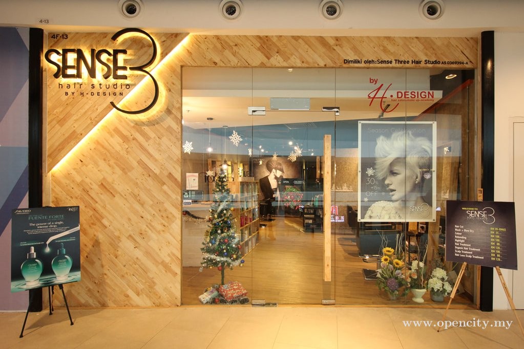 Sense3 Hair Studio by H-Design – Salon Kecantikan Rambut Moden, Gaya Trendy & Perkhidmatan Styling Profesional
