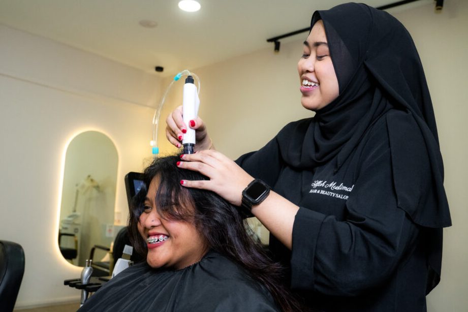 Salon Kecantikan Muslimah - Gaya Rambut Tiey & Penjagaan Profesional