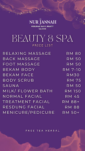 Saloon Hair & Beauty Muslimah Nur Jannah Kuala Pilah – Perkhidmatan Potong Rambut & Rawatan Kecantikan